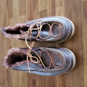 Men's LLBean moccasins/slippers, lace up Men's Wicked Good Lodge Chukkas
